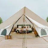 20' Avalon Bell Tent - Water Repellent - Luxury and Comfort Meet in the Great Outdoors