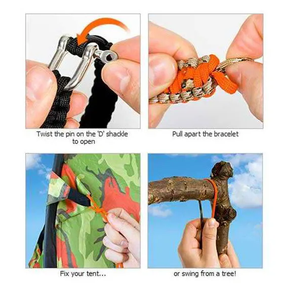 550 PARACORD SURVIVAL BRACELET - LIONFISH