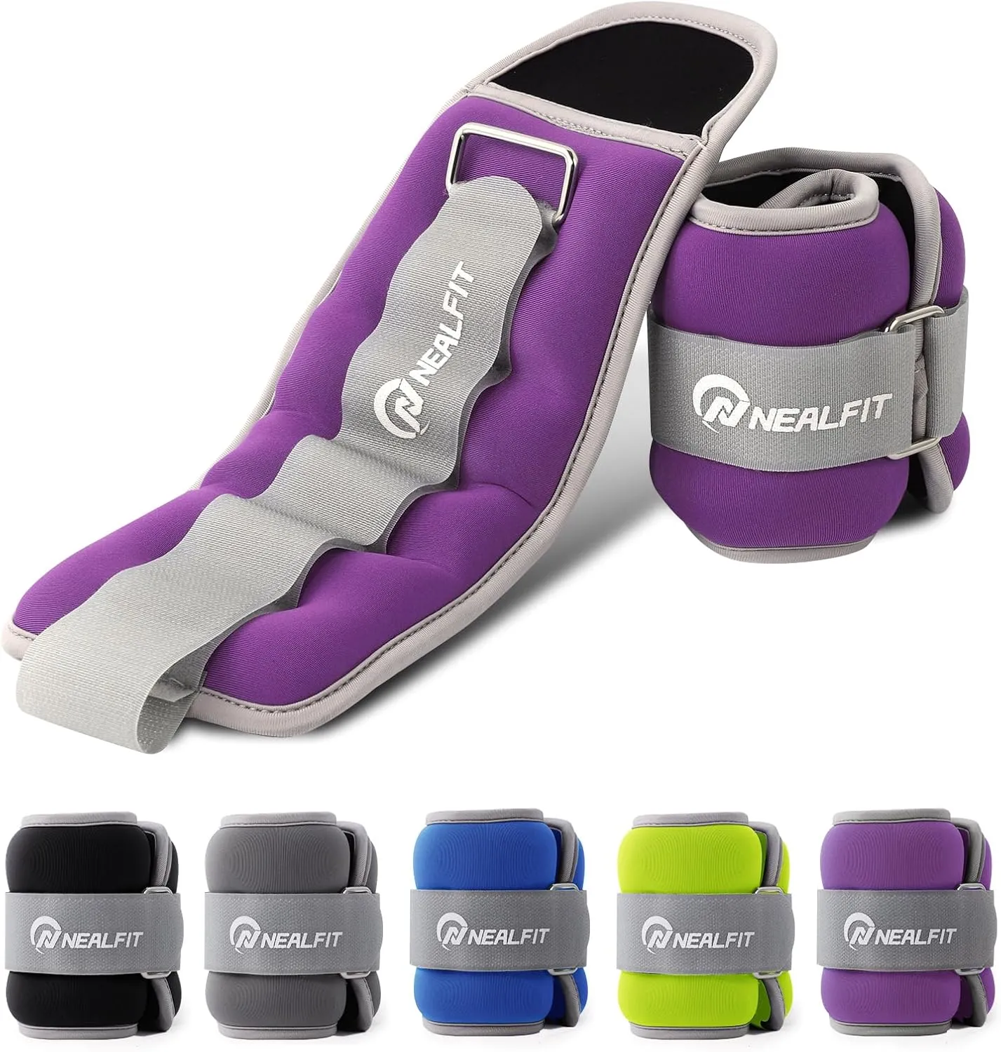 Ankle Weights for Men Women Kids, Leg Arm Wrist Weights with Adjustable Strap for Running, Gymnastics, Aerobics,Gym, Fitness