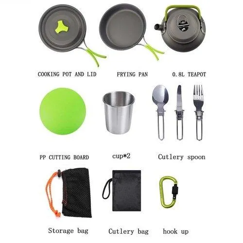Camping Portable Cookware Set