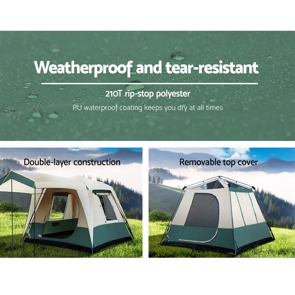Camping Tent Instant Up 4 Person Pop-Up Tents Family Hiking Dome Camp