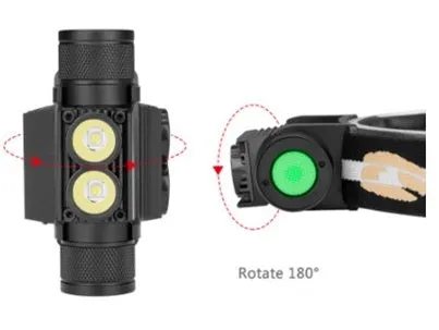 D10 Single LED Rechargeable Headlamp