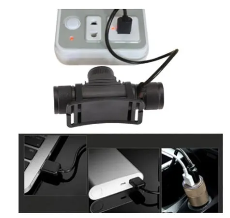 D10 Single LED Rechargeable Headlamp