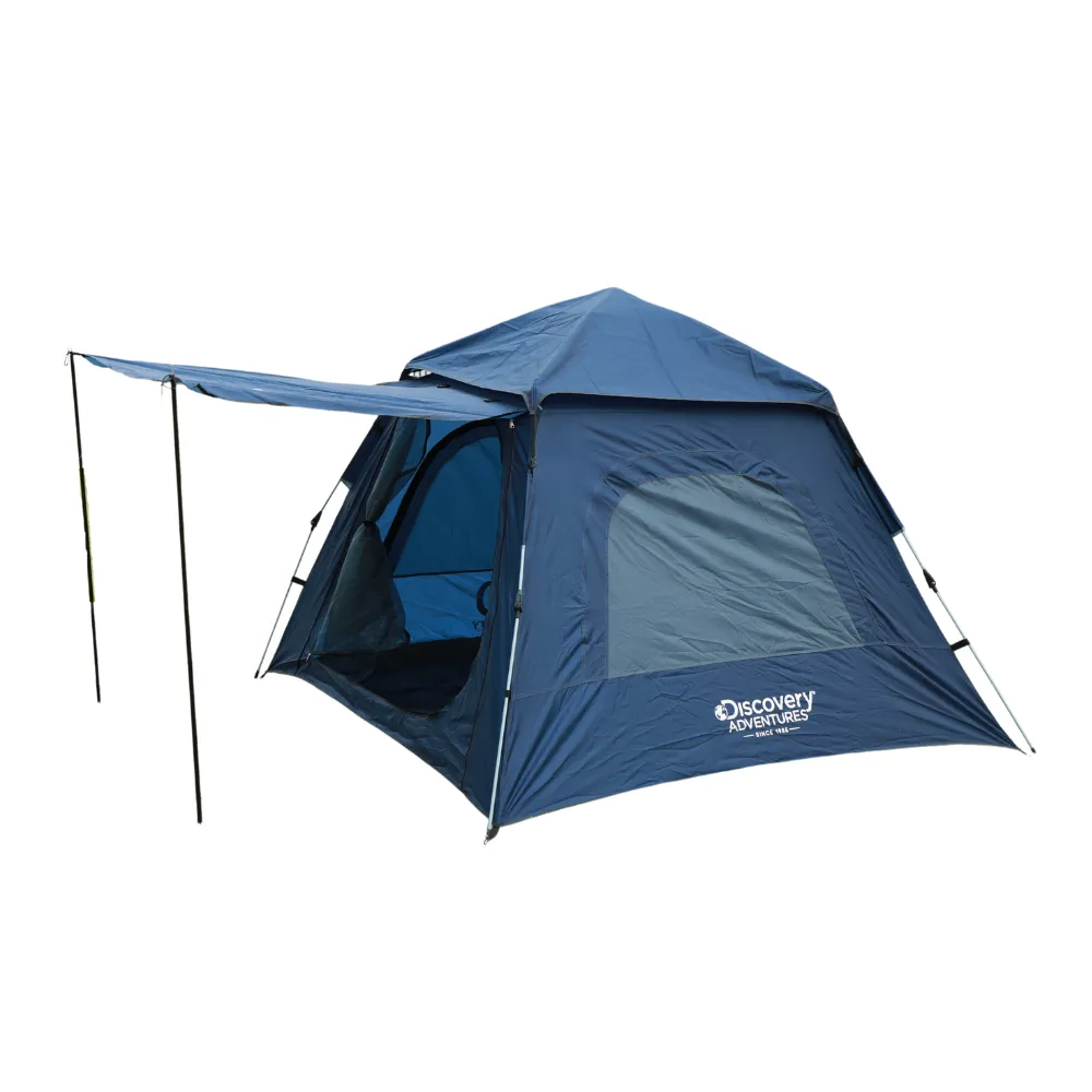 Discovery Adventures 2-3p Automatic Pop Up Camping Tent Blue