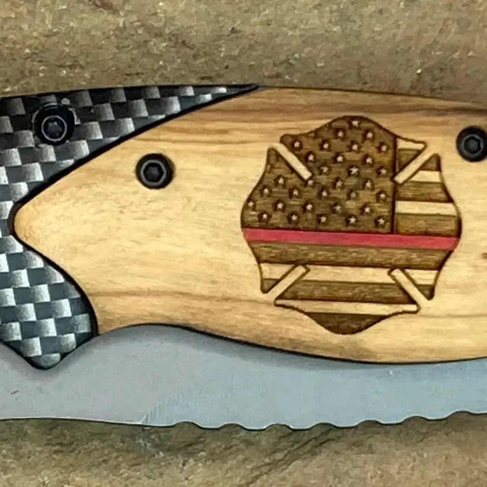 Firefighters Emblem Knife