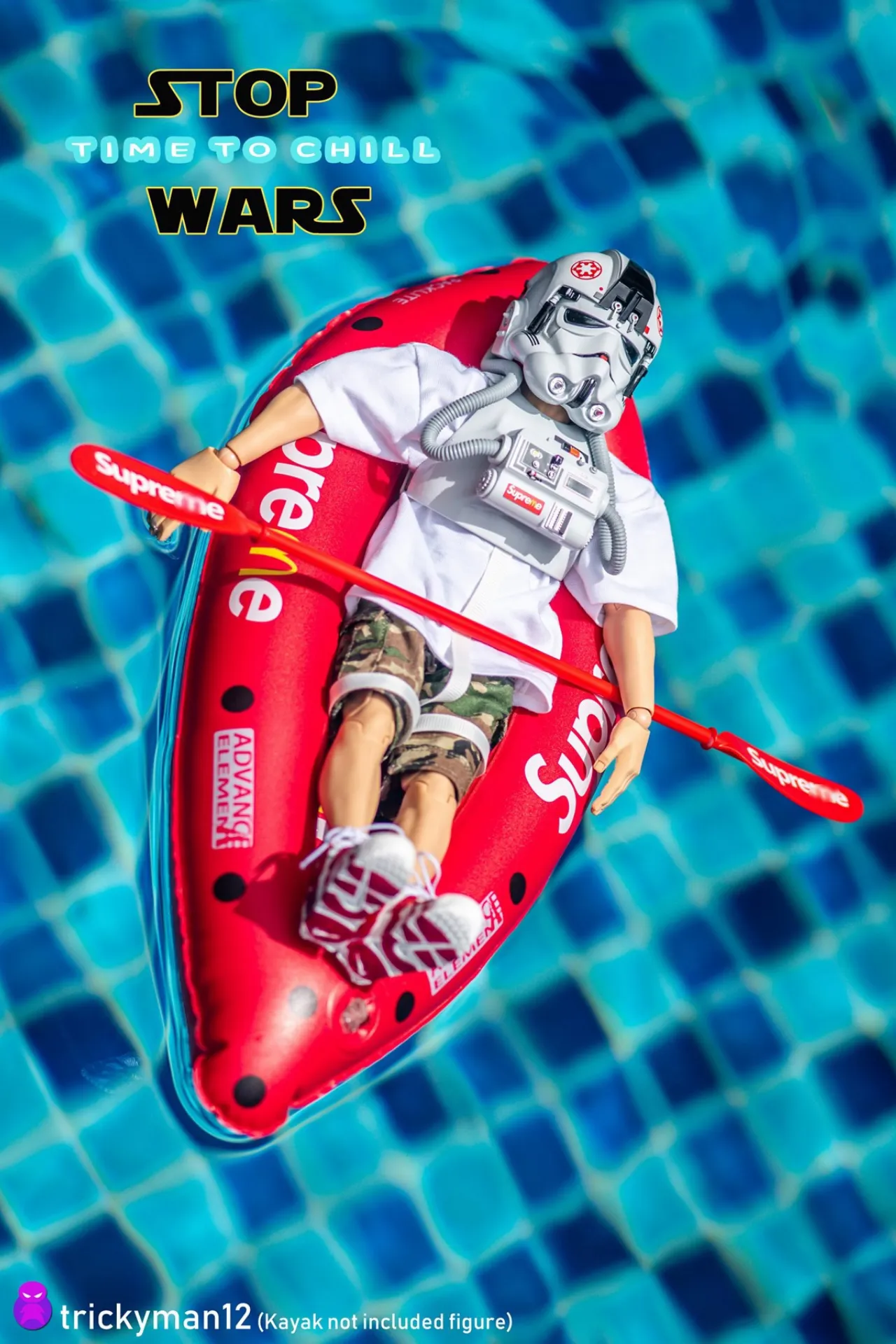 Inflatable Red Kayak
