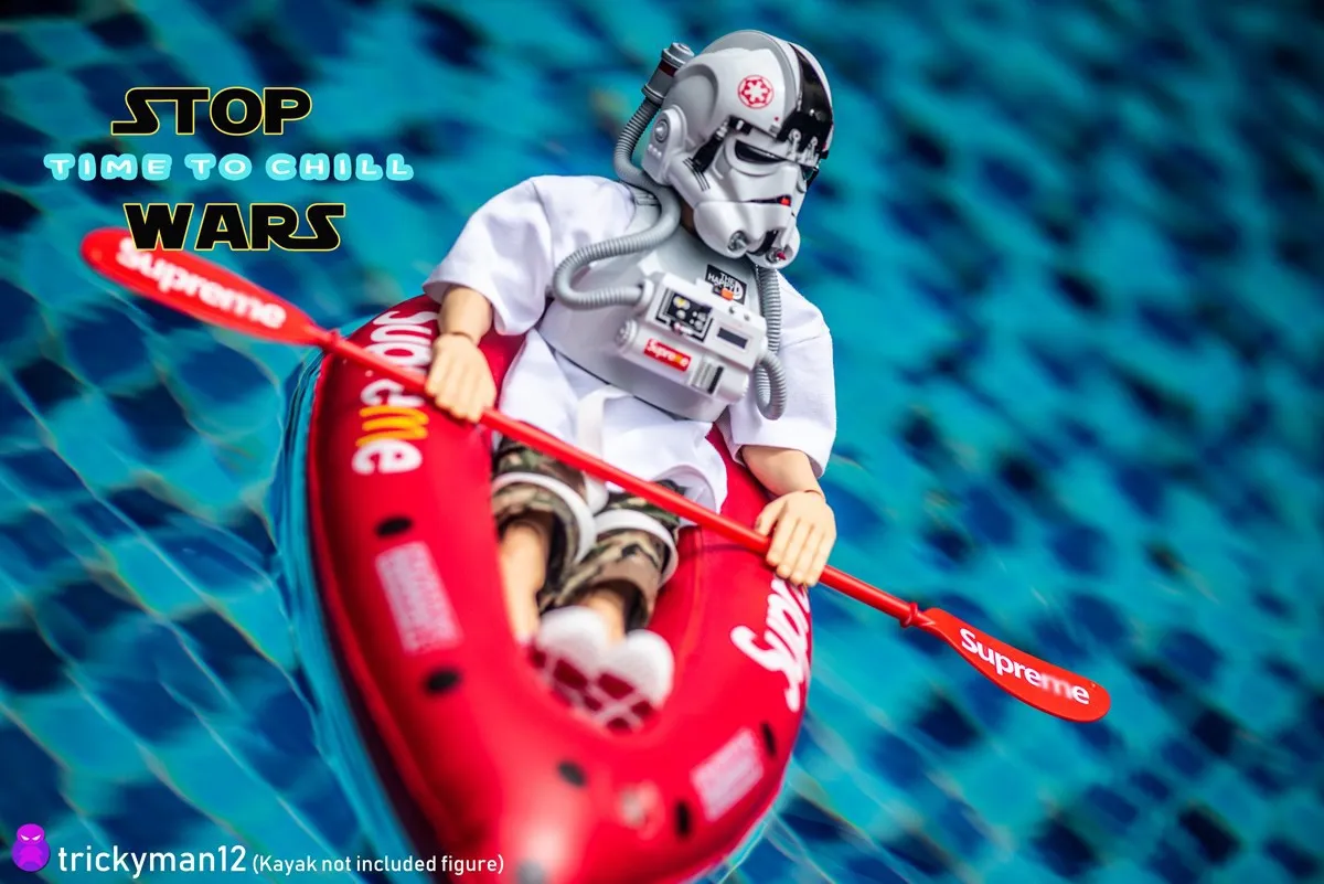 Inflatable Red Kayak