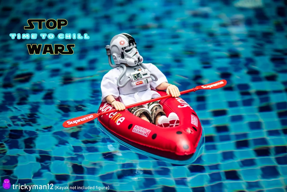 Inflatable Red Kayak