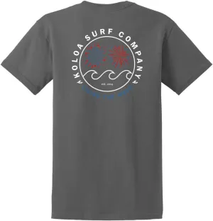 Koloa Surf Company Men's Fourth of July Heavyweight Tee Patriotic Collection