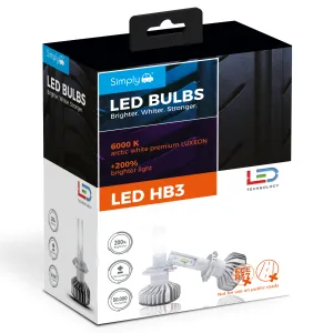 LED Car Headlight Bulbs - HB3 CANBUS (pair) (LEDHB3)