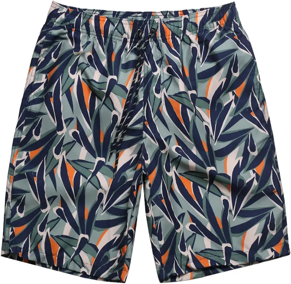 Men's Quick Dry Swim Trunks - Beach Vacation Essentials Board Shorts (Size Runs Small, Recommend Ordering 1 Size Up)