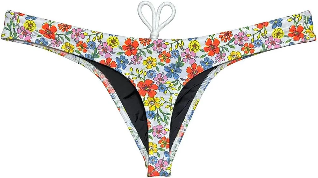 OROCOJUCO Sport Mens Print Thong Swimsuit Contour Pouch Bikini Swimwear Board Surf Short Trunks Swim Tangas