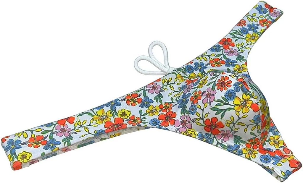 OROCOJUCO Sport Mens Print Thong Swimsuit Contour Pouch Bikini Swimwear Board Surf Short Trunks Swim Tangas