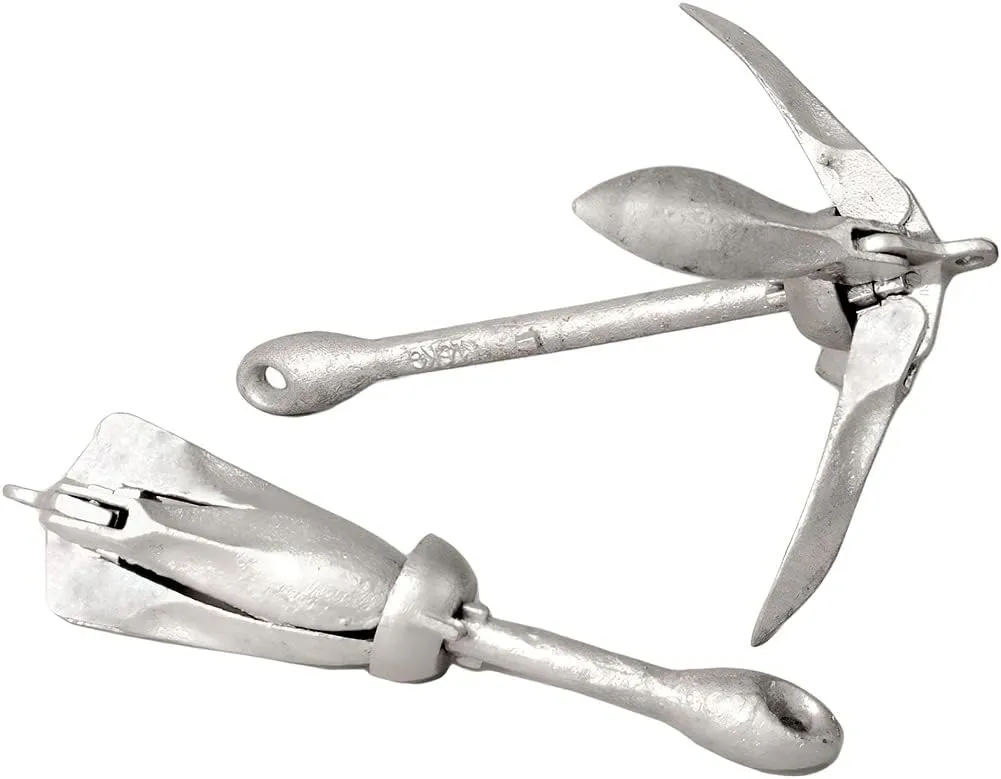 Rig'Em Right Waterfowl 3 LB Grapnel Fishing and Hunting Anchor for Gang Rig Mainlines, Float Tubes, Personal Watercrafts, Kayaks, and Small Canoes
