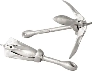 Rig'Em Right Waterfowl 3 LB Grapnel Fishing and Hunting Anchor for Gang Rig Mainlines, Float Tubes, Personal Watercrafts, Kayaks, and Small Canoes