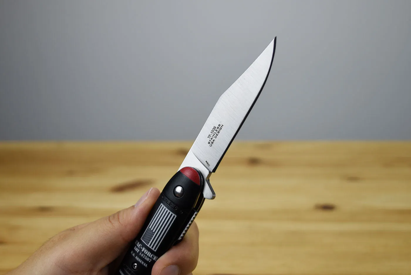 Tac Force 1039L American Flag Artwork Assisted EDC Folding Knife