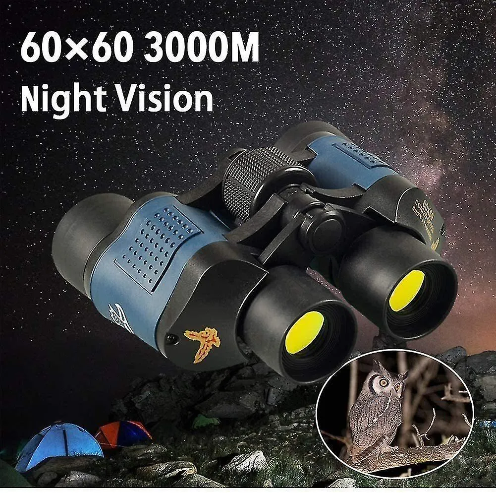 Telescopes powerful binoculars 60x60 binoculars with night vision high power high definition green film