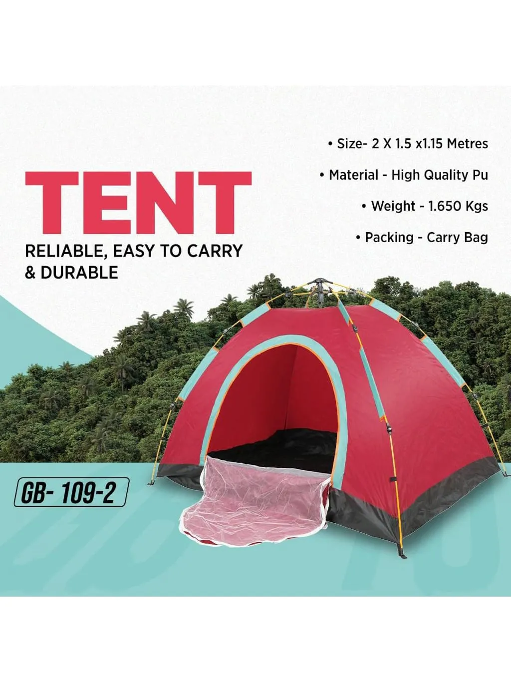 Vector X Camping Pop up Tent