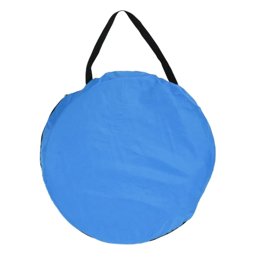 ZUN 1-2 Person Portable Pop Up Toilet Shower Tent Changing Room Dressing Tent Camping Shelter Blue 44208910
