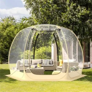 ZUN 11 x 11 Feet Clear Dome Pop up Bubble Tent 83386132